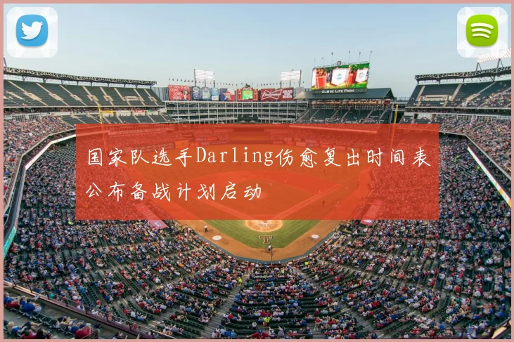 国家队选手Darling伤愈复出时间表公布备战计划启动